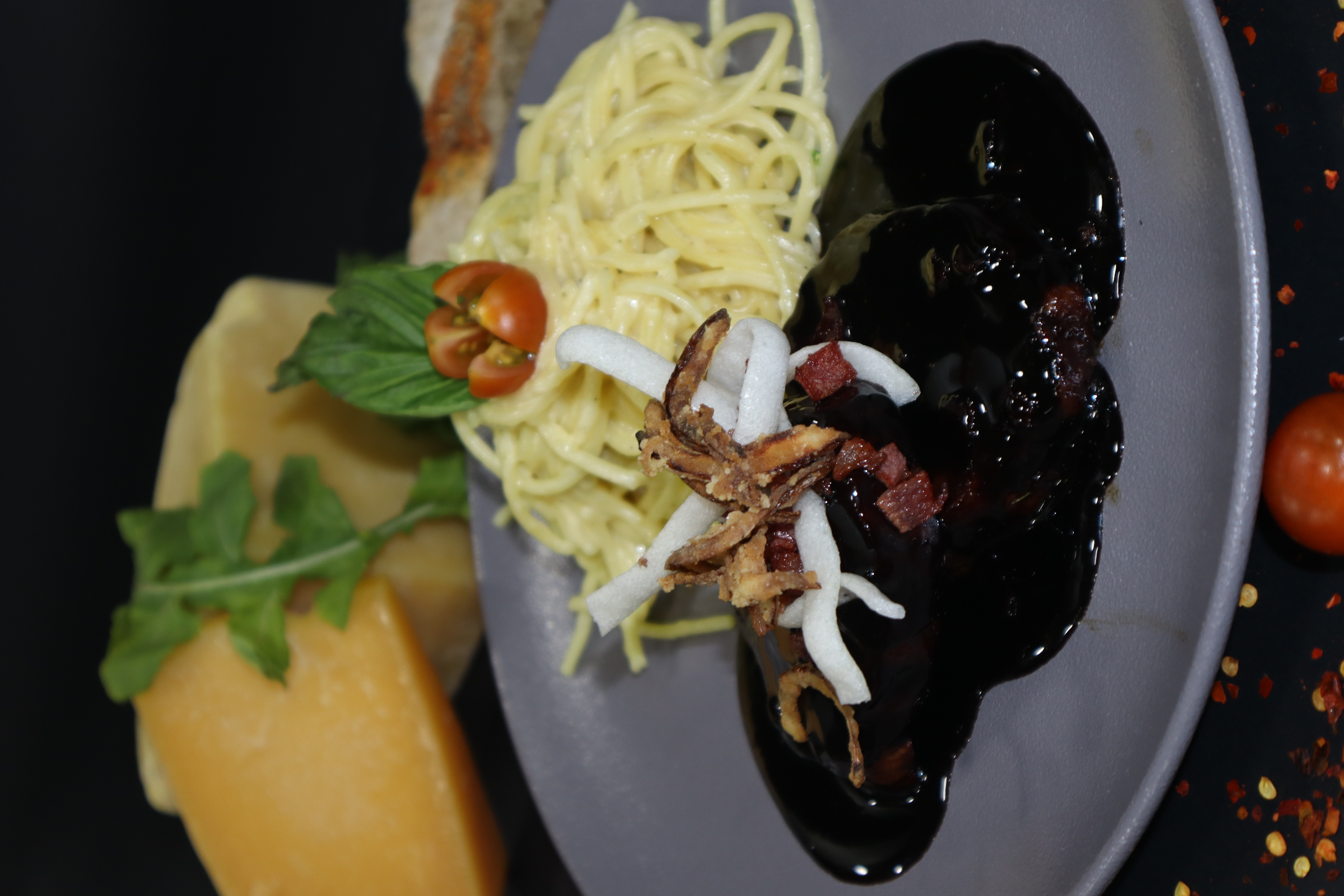 Pasta con Calamar